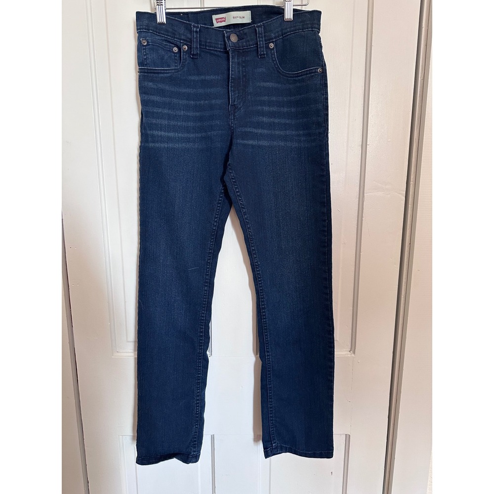 Levis 511 Slim Dark Wash Indigo Denim Jeans Mens 28x30